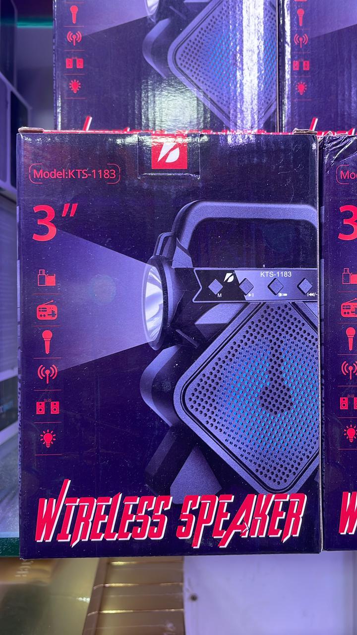 KTS-1183 Portable Wireless Bluetooth Torch Light Speaker product image 1