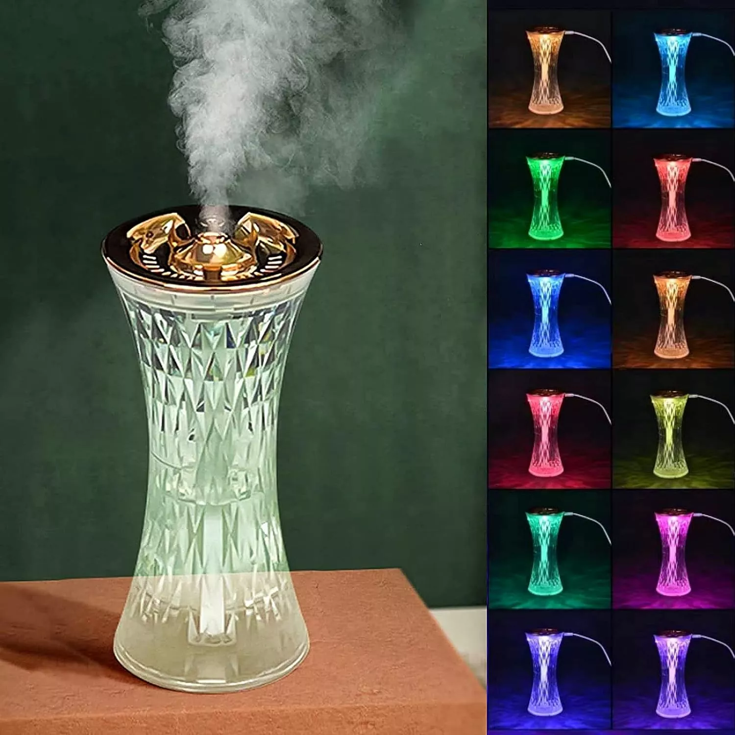 Crystal Led Lamp with Humidifier product image 1