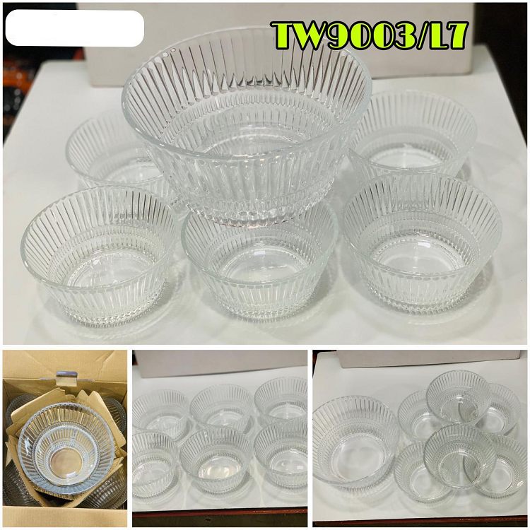 7 Pcs DelI Glass Bowl Set TW9003 product image 1